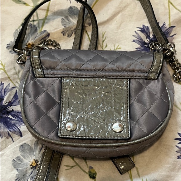 Guess Shimmering Silver Crossbody Bag - Picture 5 of 9